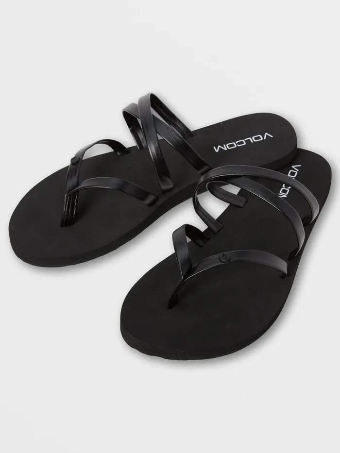 Womens Sandals Volcom Easy Breezy Ii Sandal 8211 Black Out