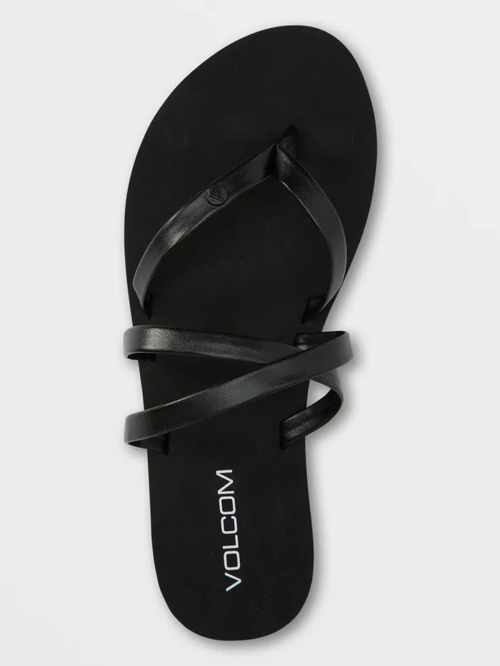 Womens Sandals Volcom Easy Breezy Ii Sandal 8211 Black Out