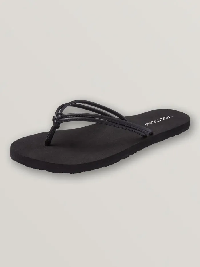 Womens Sandals Volcom Forever And Ever II Sandal 8211 Black Out