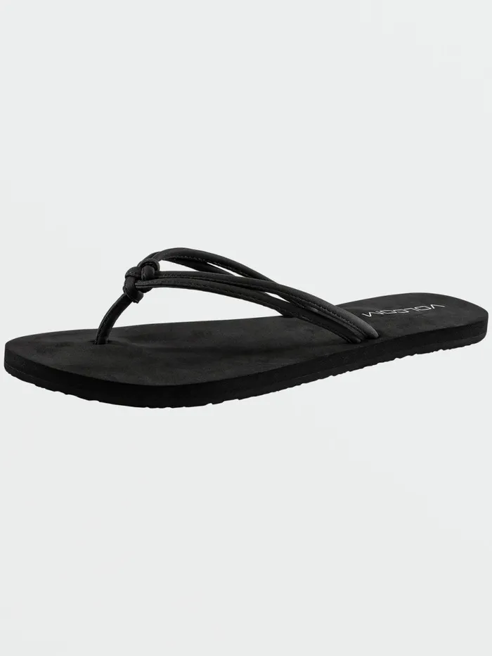 Womens Sandals Volcom Forever And Ever II Sandal 8211 Black Out