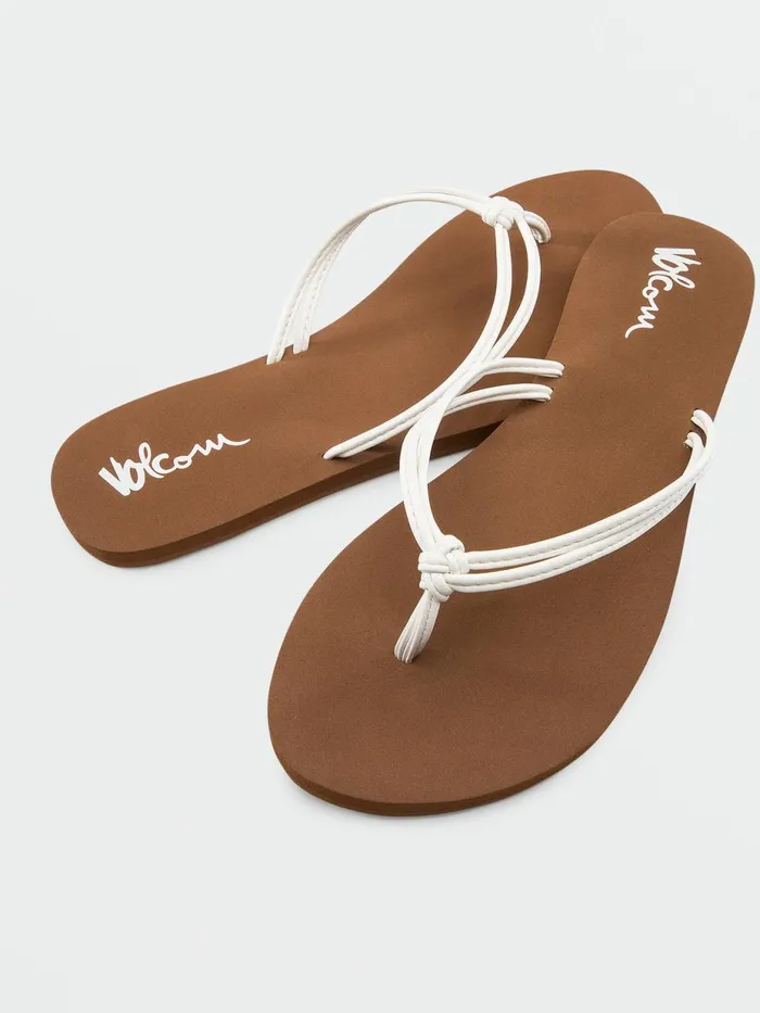 Womens Sandals Volcom Forever And Ever Ii Sandal 8211 White