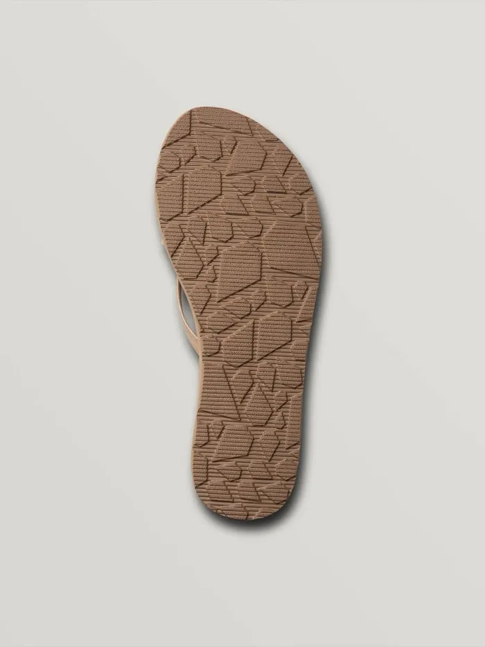 Womens Sandals Volcom Look Out Beach Sandal 8211 Tan