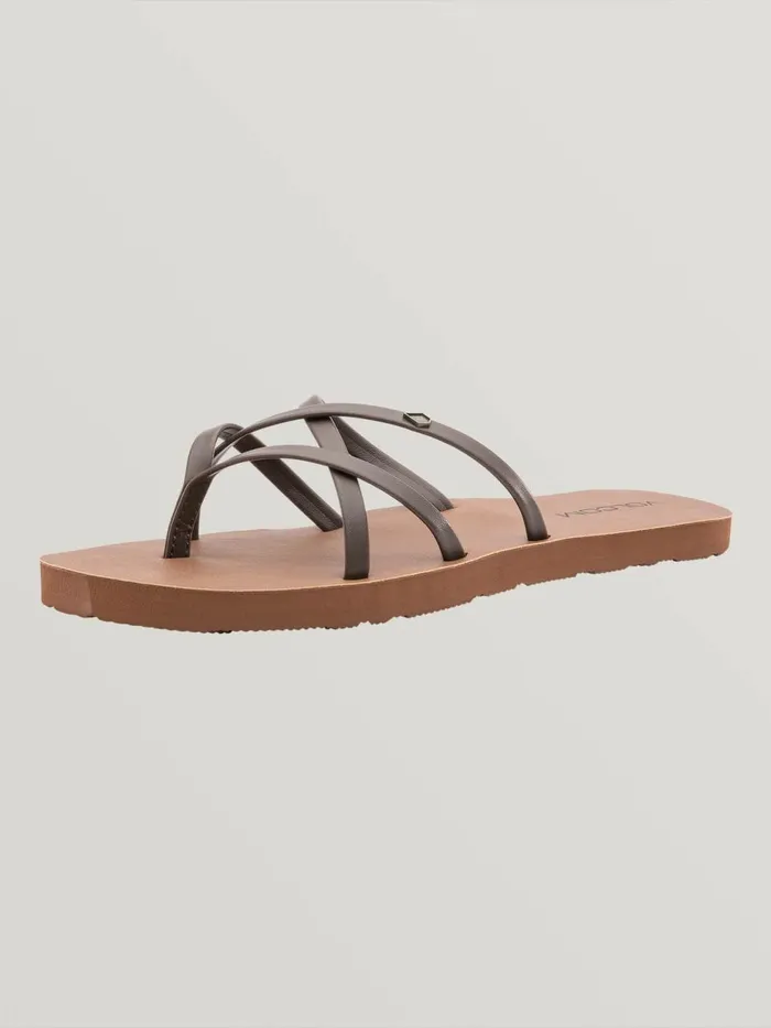 Womens Sandals Volcom New School II Sandal 8211 Brown