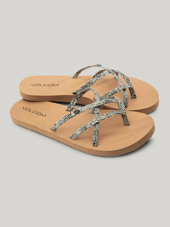 Womens Sandals Volcom New School II Sandal 8211 Snake