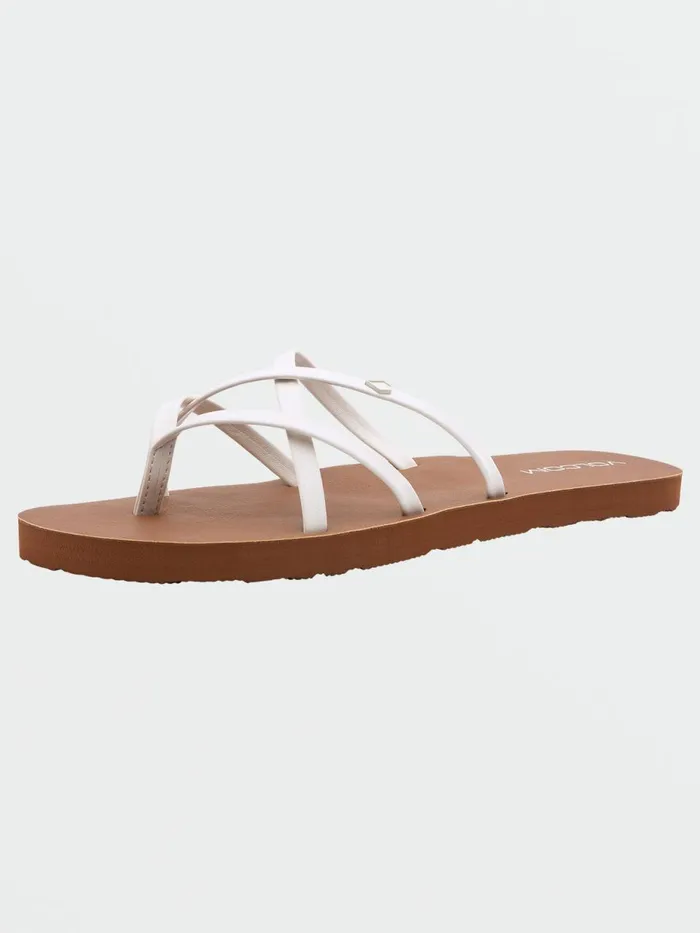 Womens Sandals Volcom New School II Sandal 8211 White