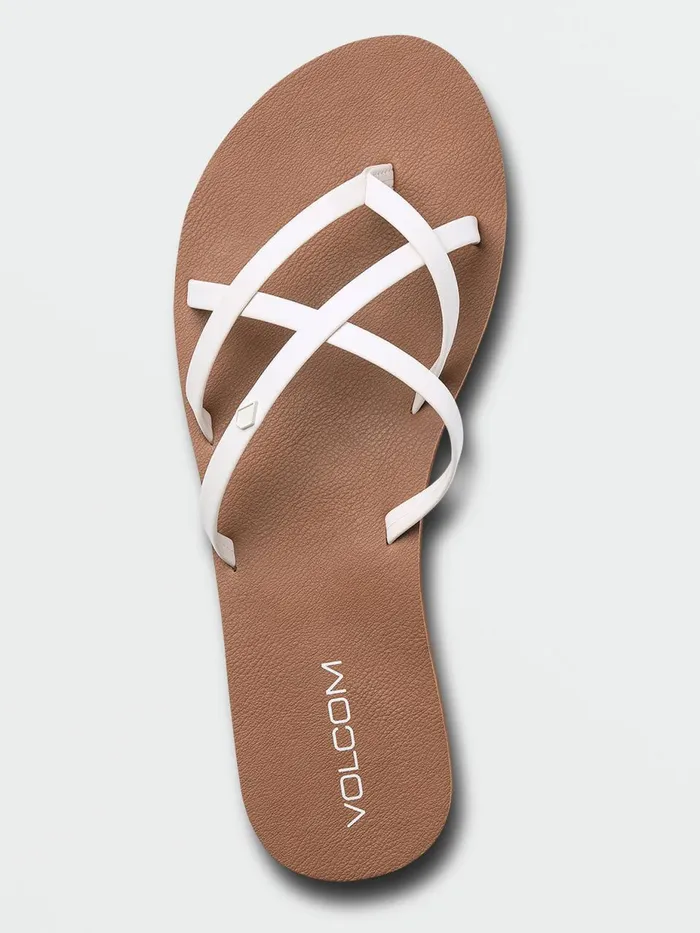 Womens Sandals Volcom New School II Sandal 8211 White