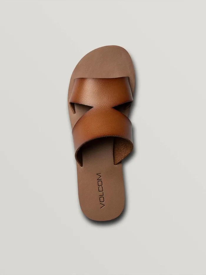 Womens Sandals Volcom Seeing Stones Sandal 8211 Cognac