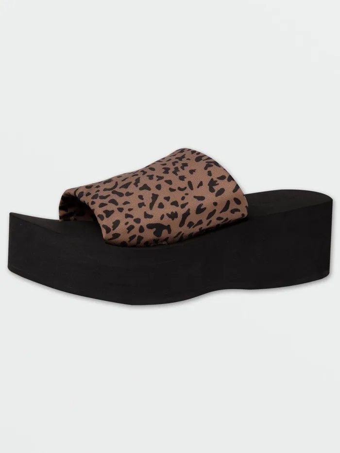 Womens Sandals Volcom Simple HiScraper Sandal 8211 Animal Print