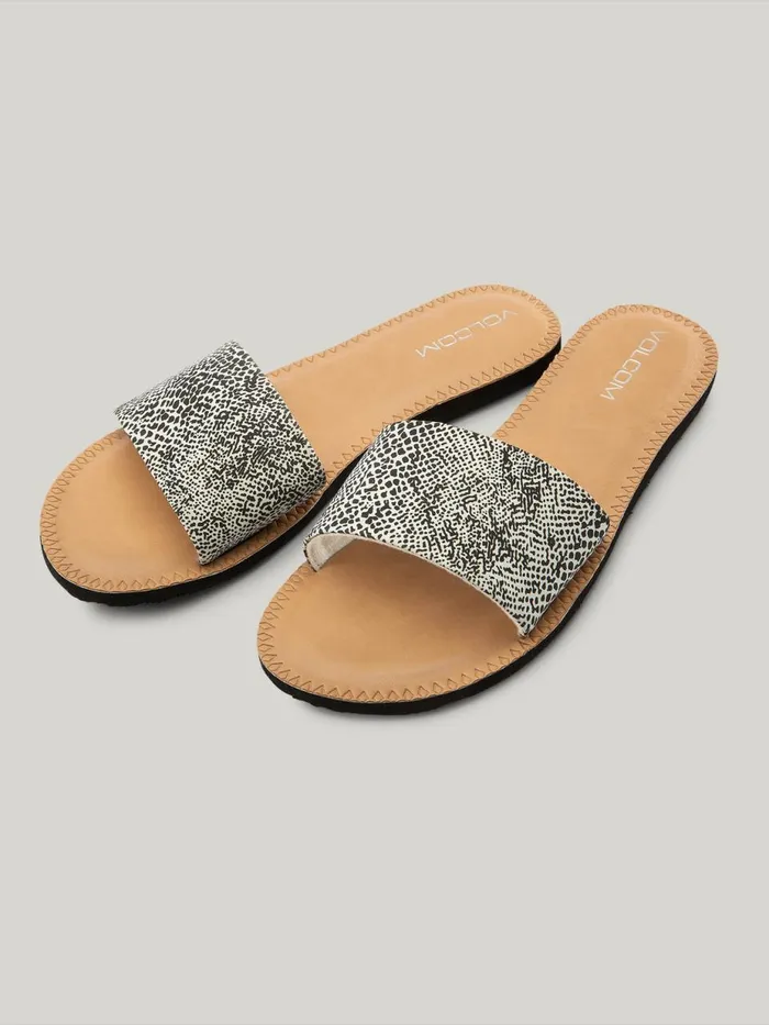 Womens Sandals Volcom Simple Slide Sandal 8211 Snake