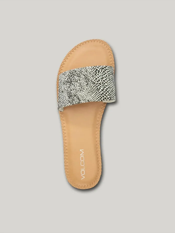 Womens Sandals Volcom Simple Slide Sandal 8211 Snake