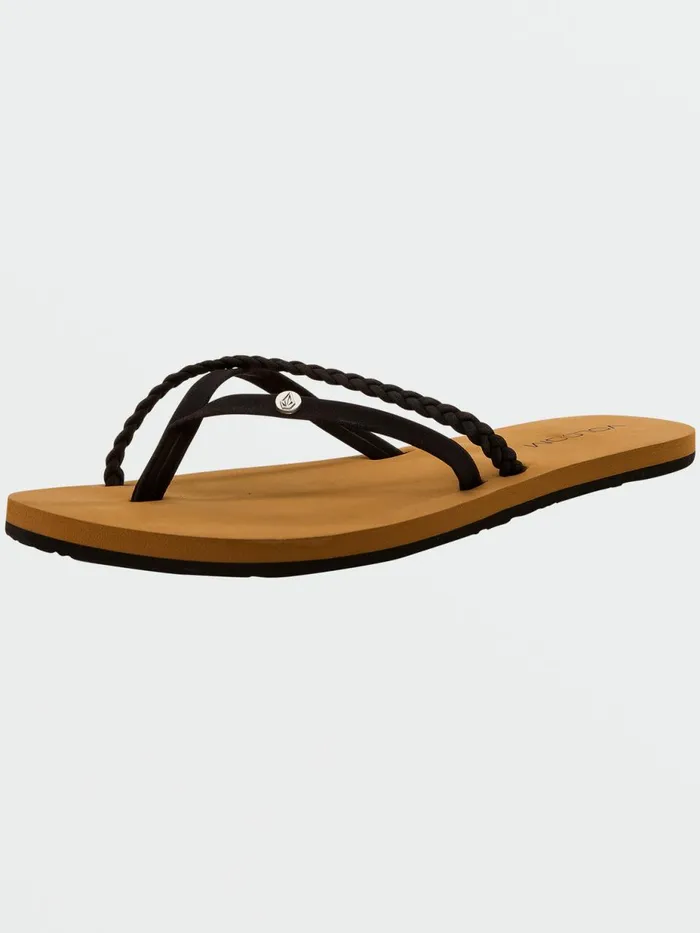 Womens Sandals Volcom Thrills II Sandal 8211 Black