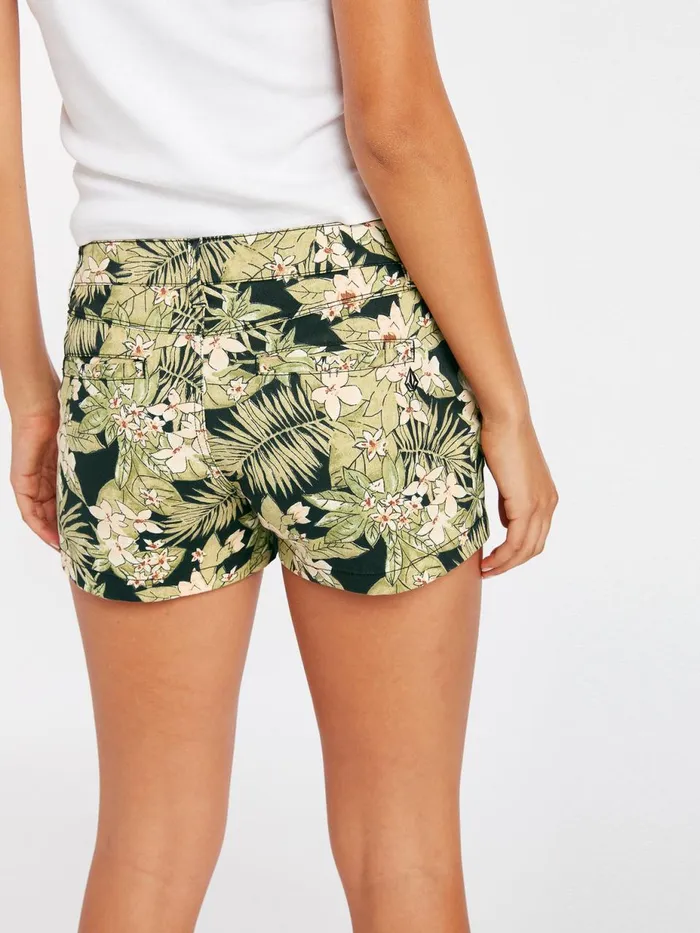 Womens Shorts Volcom Frochickie Shorts 8211 Light Army