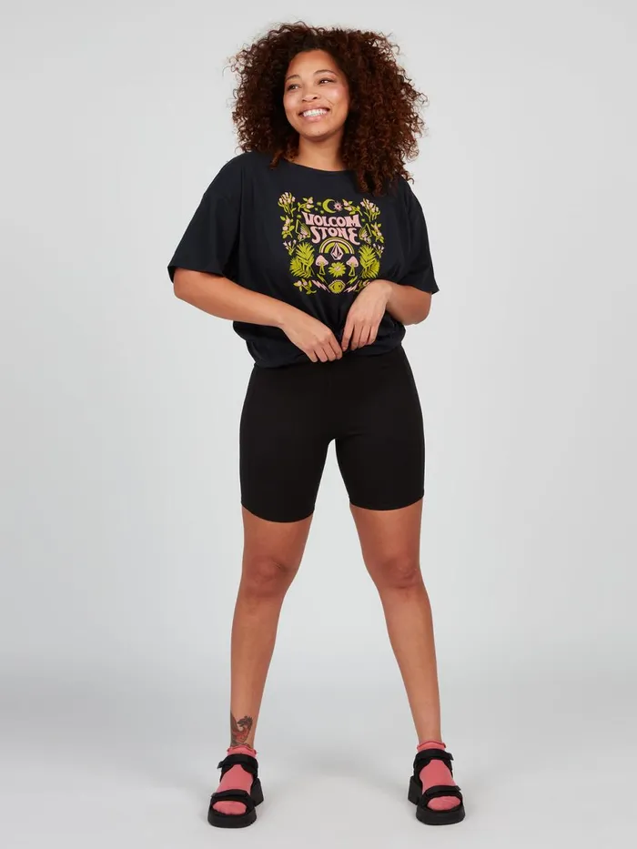 Womens Shorts Volcom Lived In Bike Shorts 8211 Black