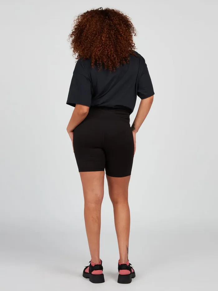 Womens Shorts Volcom Lived In Bike Shorts 8211 Black