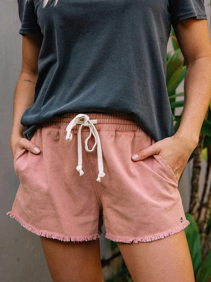 Womens Shorts Volcom Strutin Stone Shorts 8211 Light Mauve