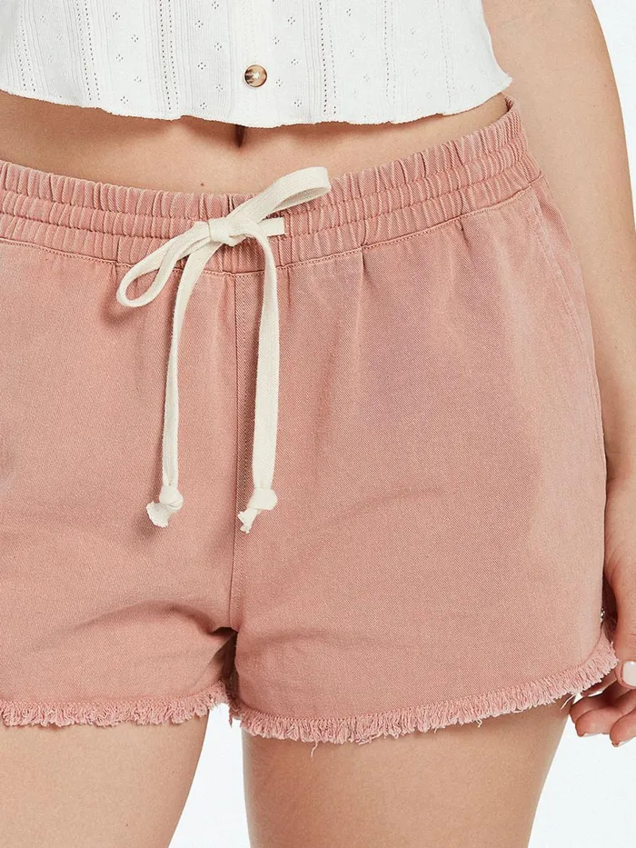 Womens Shorts Volcom Strutin Stone Shorts 8211 Light Mauve