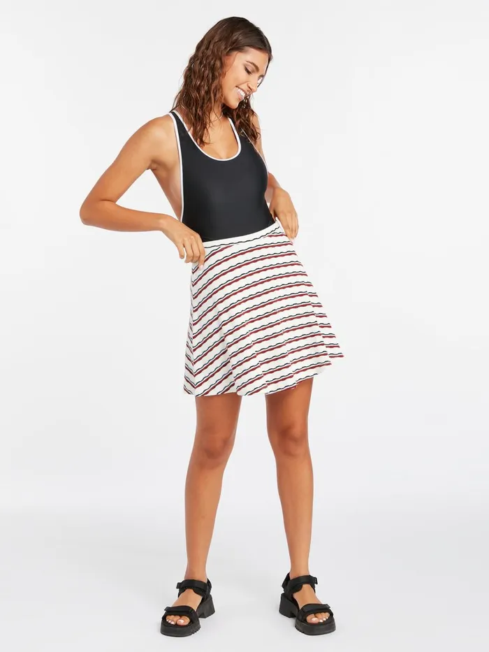 Womens Skirts Volcom Coco Ho Mini Skirt 8211 Star White