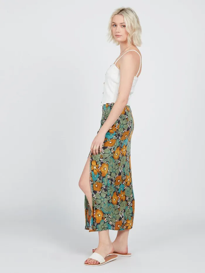 Womens Skirts Volcom Luvely Daze Skirt 8211 Jade
