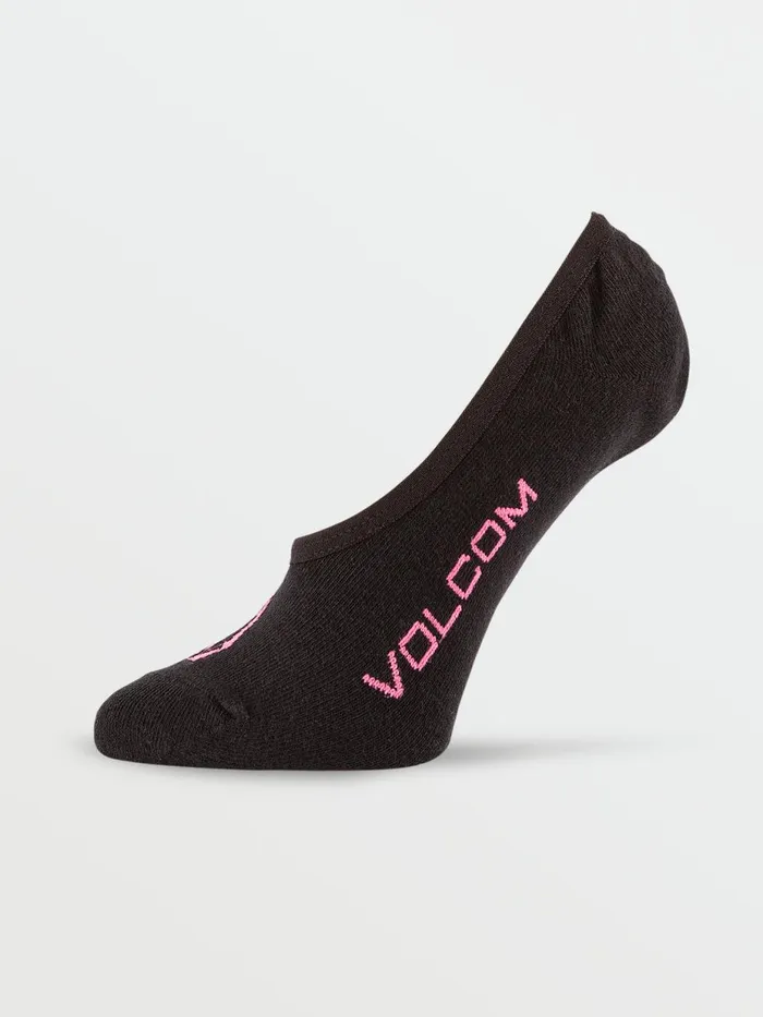 Womens Socks Volcom Stones No Show Socks 3 Pack 8211 Assorted Colors