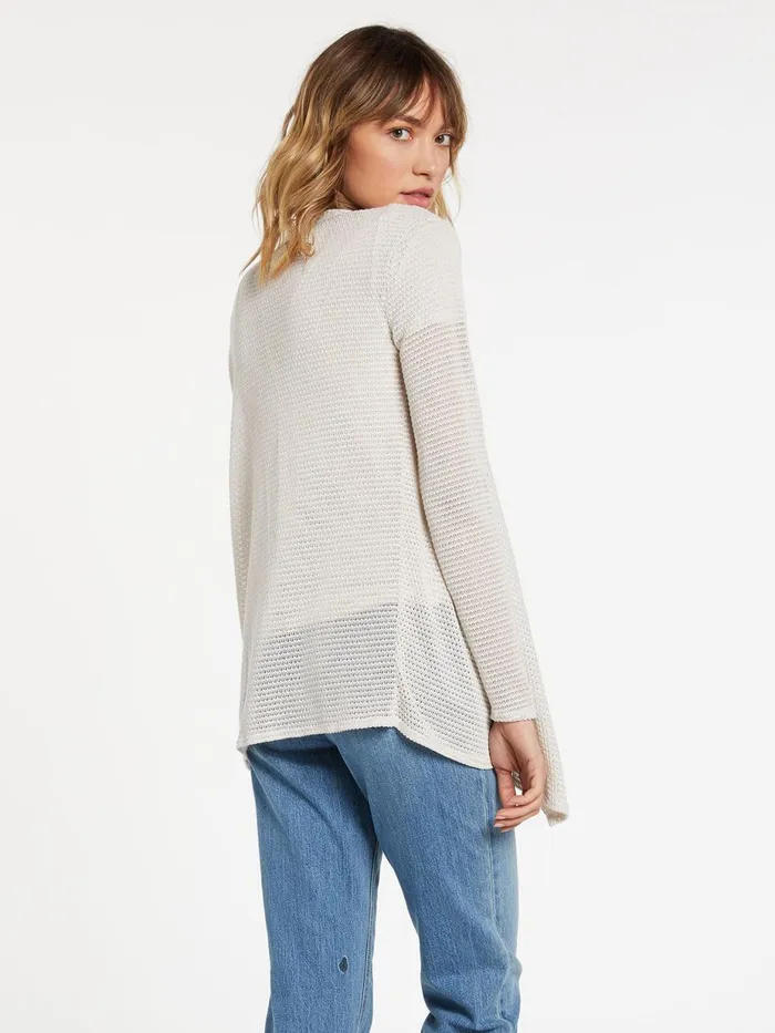 Womens Sweaters and Cardigans Volcom Go Go Wrap Cardigan 8211 Oatmeal