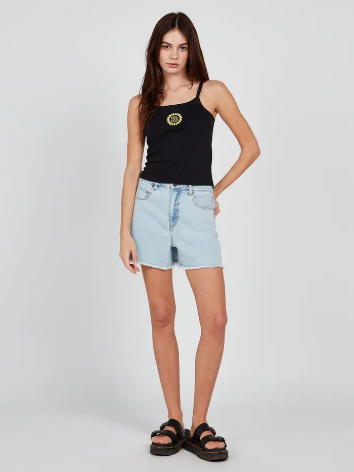 Womens Tops Volcom 1991 Strappy Tank 8211 Black