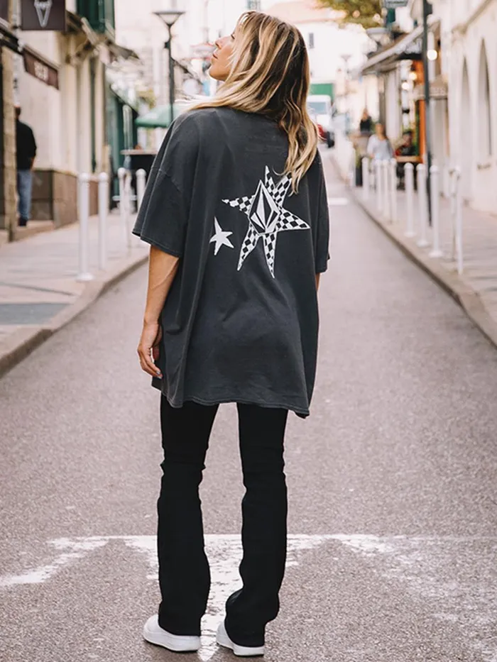 Womens Tops Volcom Coco Ho My Guys Tee 8211 Black