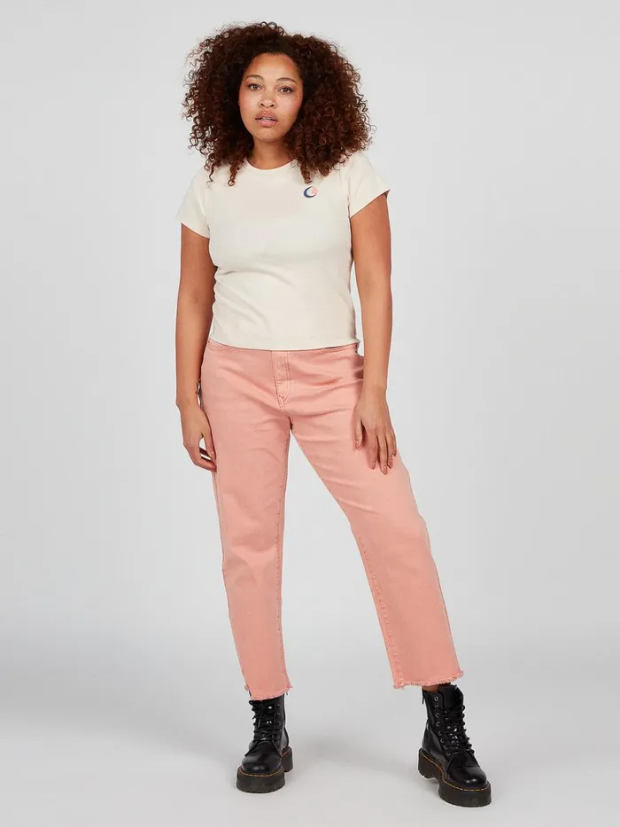 Womens Tops Volcom Have A Clue Tee 8211 Sand