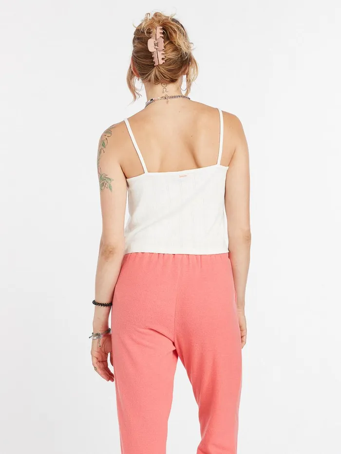 Womens Tops Volcom Lived In Lounge Tank 8211 Star White