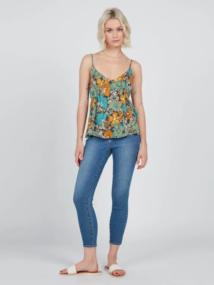 Womens Tops Volcom Luvley Daze Cami 8211 Jade