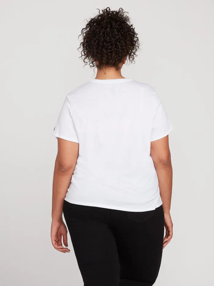 Womens Tops Volcom One Of Each Plus Size Tee 8211 White