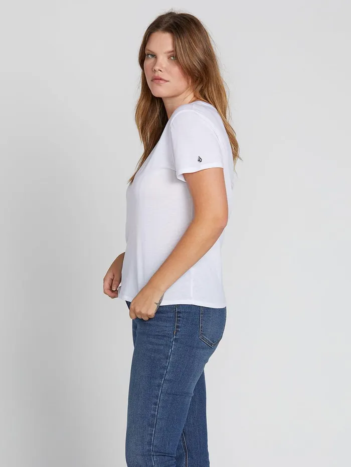 Womens Tops Volcom One Of Each Plus Size Tee 8211 White