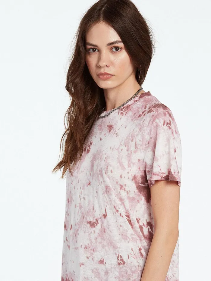 Womens Tops Volcom Tern 039N Bern Short Sleeve 8211 Purple Haze