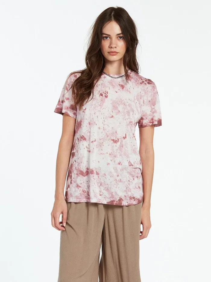 Womens Tops Volcom Tern 039N Bern Short Sleeve 8211 Purple Haze