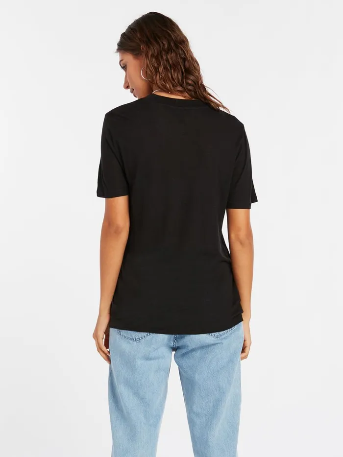 Womens Tops Volcom Tern N Bern Short Sleeve 8211 Black