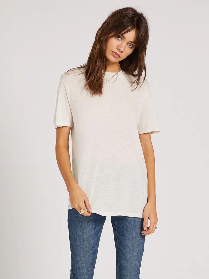 Womens Tops Volcom Tern N Bern Short Sleeve Tee 8211 Bone