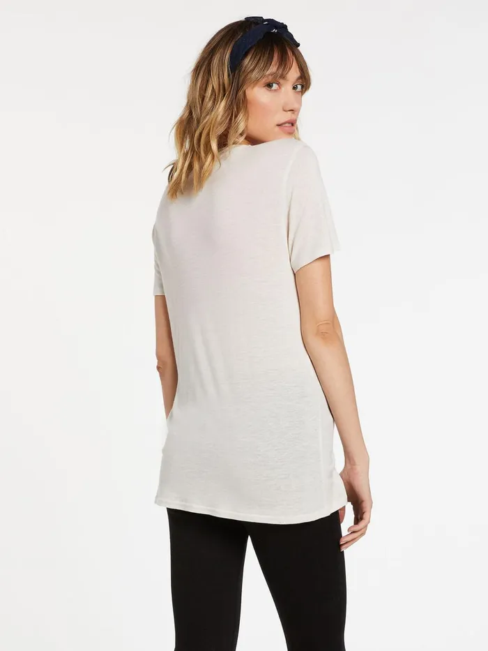 Womens Tops Volcom Tern N Bern Short Sleeve Tee 8211 Bone