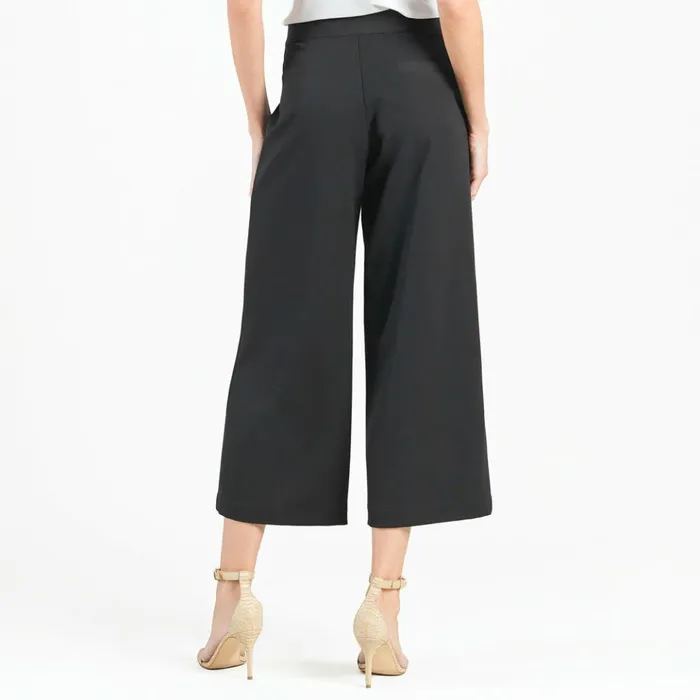 Woven Twill 8211 Zip Closure Front Pocket Cropped Trouser 8211 Black 8211 Final Sale Women Clara Sunwoo Pants Skirts