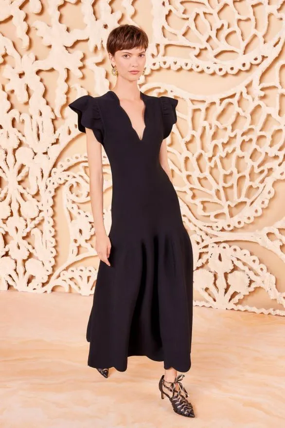 Yvette Dress Noir Women Ulla Johnson Dresses
