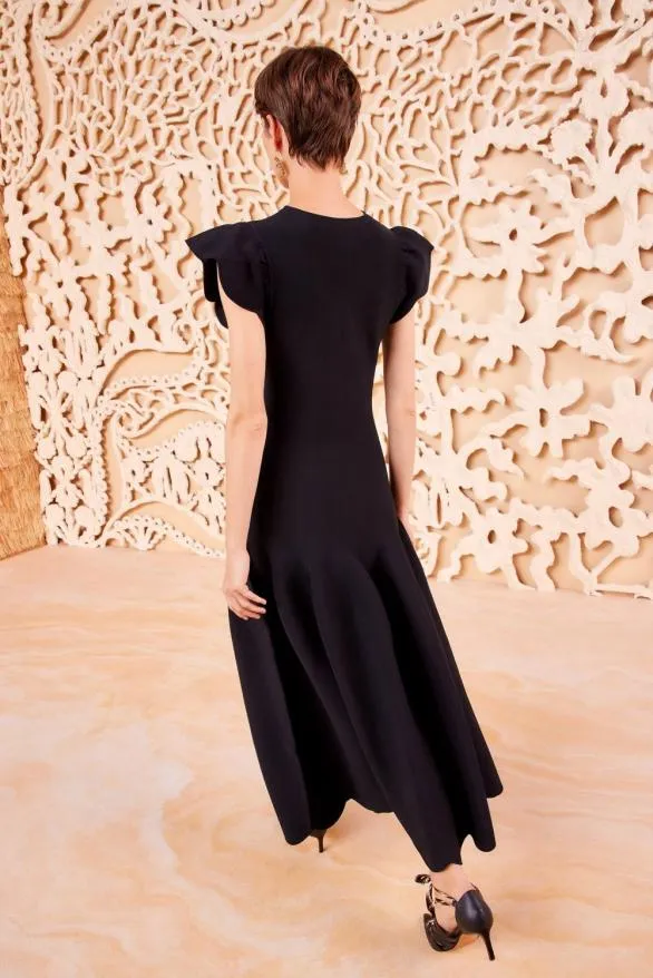Yvette Dress Noir Women Ulla Johnson Dresses Yvette Dress Noir Women Ulla Johnson Dresses